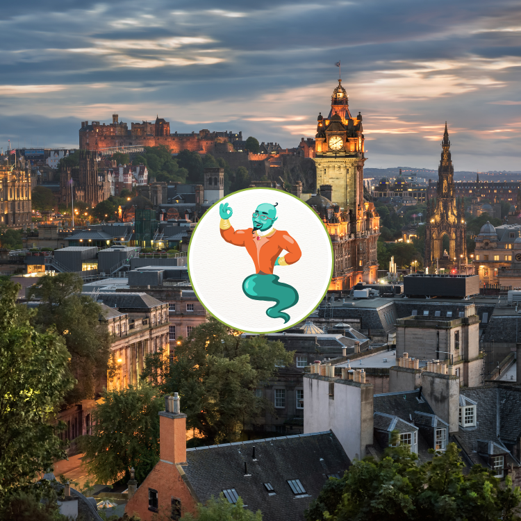 the mortgage genie and big ben background