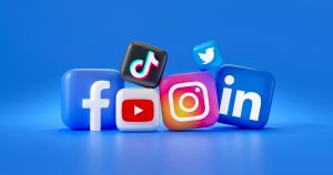 image of social media icons